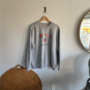 Carhartt Gray Crewneck Sweater with Logo